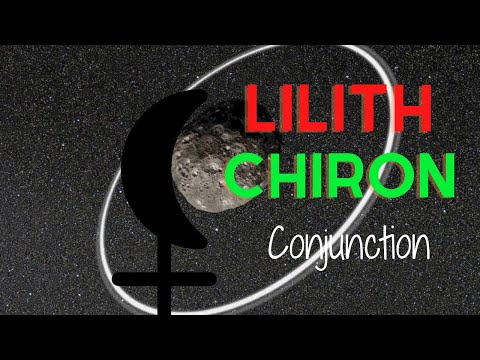 Lilith in Konjunktion mit Chiron in der Synastrie erklärt. #Astrologie #Heilung