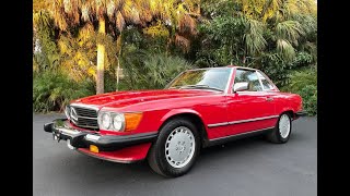 This Immaculate and Low Mileage 560 SL is One of the Last and Most Collectible of the R107s