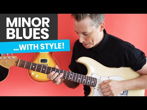 How To Play A Slow Minor Blues With Style (Guitar Lesson) - Rhythm & Lead All In One