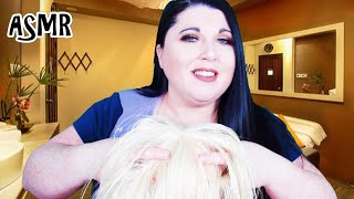ASMR Oil Scalp Massage Spa Roleplay (Scalp Check, Plastic Apron, Hair 