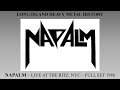 NAPALM LIVE AT THE RITZ VHS RIP FULL SET 1988