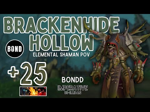 Brackenhide Hollow +25 - Tyrannical/Volcanic/Sanguine- Elemental Shaman POV