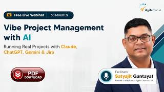Vibe Project Management with AI | | Download PDF | PMP | Satyajit Gantayat | Agilemania