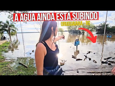 ASSIM ESTÁ A SITUAÇÃO na CIDADE ONDE ESTAMOS no RIO GRANDE DO SUL! Uruguaiana está Alagando?