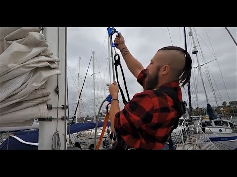 How To Climb Your Mast By Yourself On A Budget!