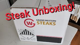 Unboxing an Amazing A5 Waygu Ribeye from Grand Western Steaks
