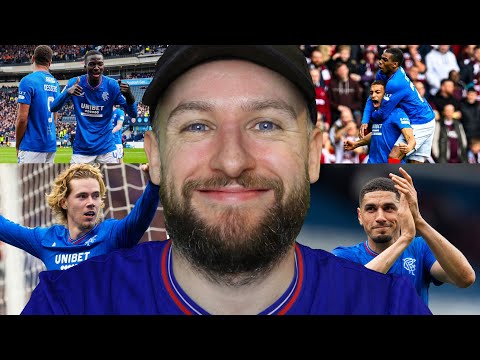 RANGERS 2 HEARTS 0 REACTION! DESSERS DELIVERS AS BALOGUN SHOWS LEVELS AT THE BACK!