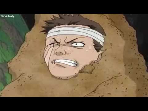 Gaara vs Shigure Chunin Exams