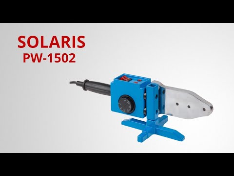 фото пояльник сварочный аппарат для полимерных труб solaris pw-1502 (1500-1650 вт, 6 насадок) соларис 0