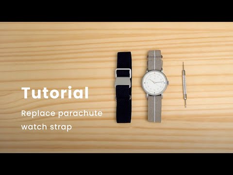 How to replace parachute watch strap - Maven Watches