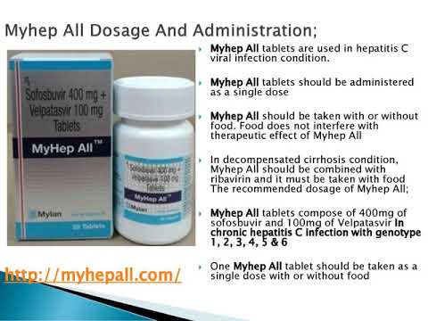 Myhep all sofosbuvir and velpatasvir tablets