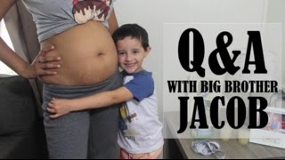 Q & A WITH BIG BROTHER JACOB | FUNNIEST RESPONSES EVER! [+ BLOOPERS]