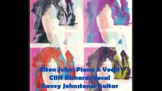 Elton John &amp; Cliff Richard - Slow Rivers (1986) With Lyrics