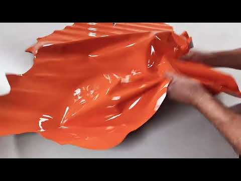 ORANGE VERNICE  LEATHER 3650