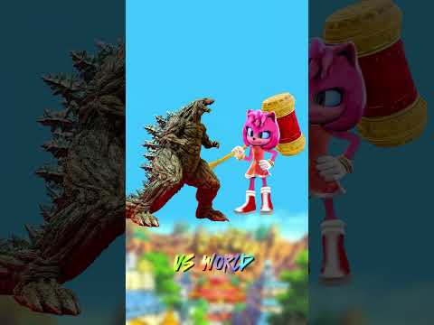 Godzilla Earth vs Sonic 3 All Characters