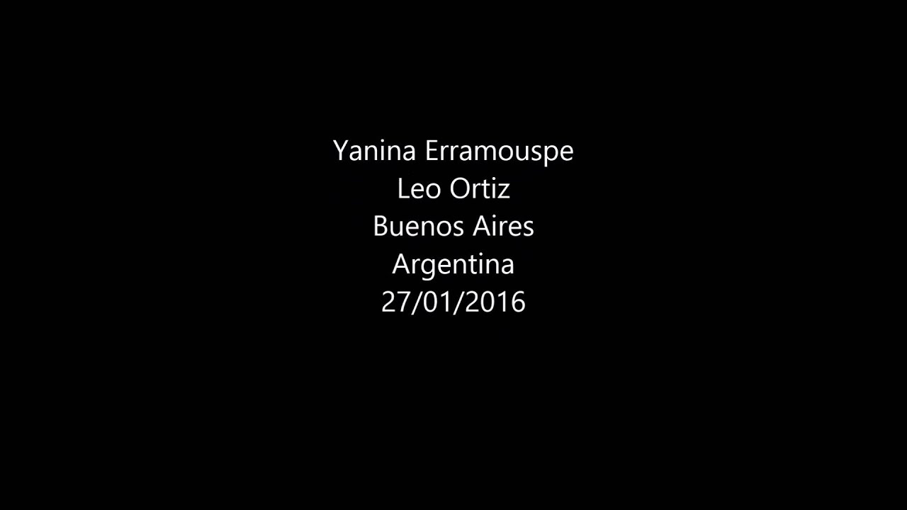 Yanina Erramouspe y Leo Ortiz, "Una carta" Troilo Fiorentino.
