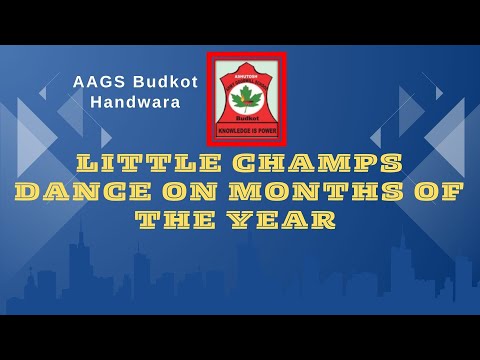  Little Champs Dance on Months of the Year | AAGS Budkot Handwara