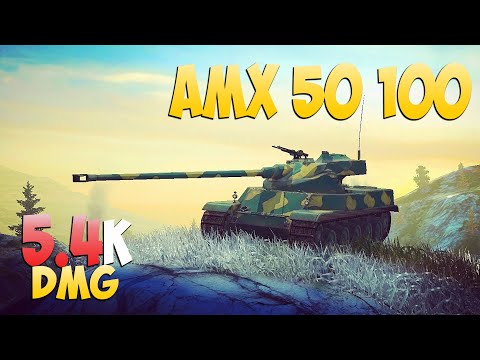 AMX 50 100 - 5 Kills 5.4K DMG - Pension! - World Of Tanks