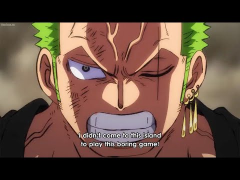 Zoro Shuts Down Queen and Declares that he will Defeat Kaido One Piece episode 1011 Eng sub