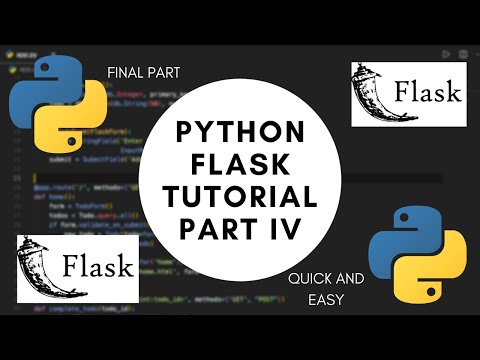 How To Make A Flask App - PART 4 (Adding & Removing To-dos)