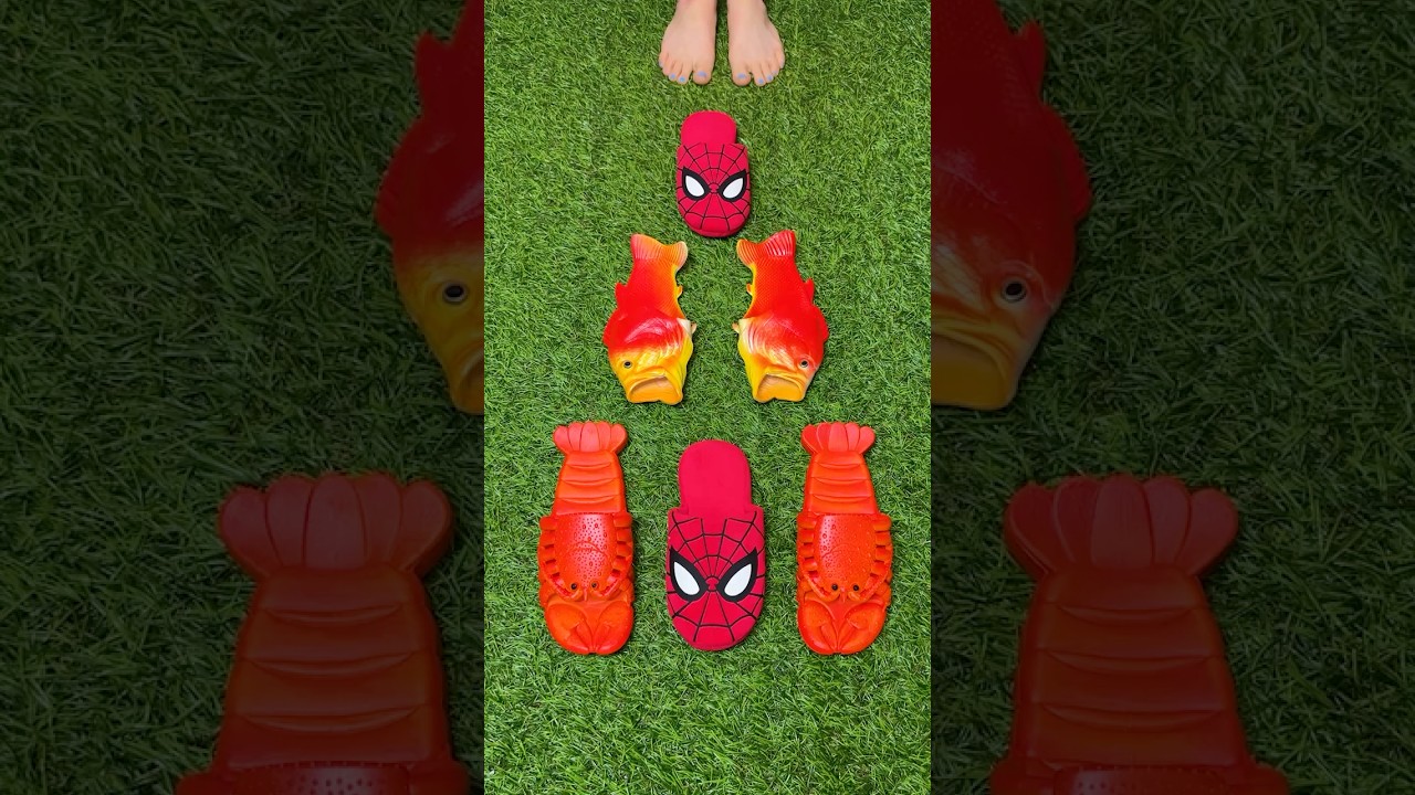 슈퍼 스파이더 파이어 샌들 🕷️🔥 파워 서지 슬리퍼 ⚡️💥 #트렌드반바지 #슬리퍼 #바이럴