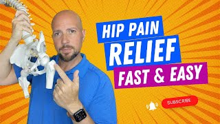 How To Relieve Hip Pain and Leg Pain Fast at home With These Easy Exercises | Dr. Matthew Posa