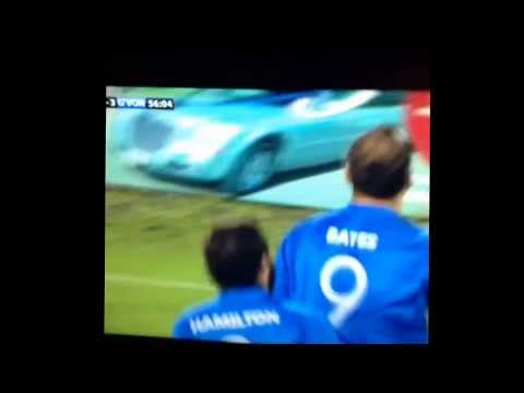 Irish Football at its best, hattrick from Guy Bates 4th goal Portadown 1-4 Glenavon