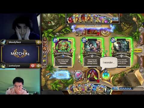 bloodyface vs justsaiyan - Division A - Hearthstone Grandmasters Americas 2020 Season 1 - Week 4