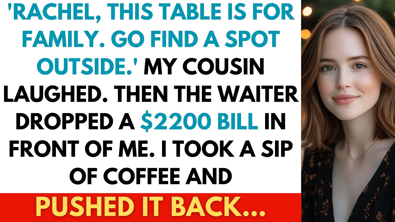 ‘This Table Is for Family’—They Said… But Not for Me. Then The Waiter Dropped The $2200 Bill...