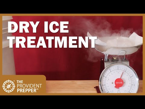 How to Use Dry Ice in Plastic Food Storage Buckets to Prevent Insect Infestation