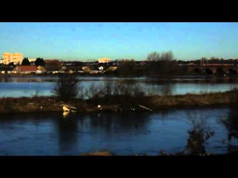 The River Calder looking towards Thornes & Wakefield