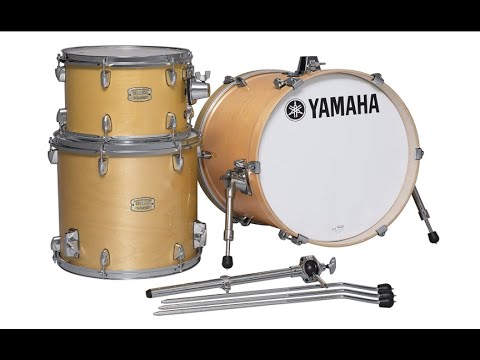 Yamaha Stage Custom Birch 3pc Bop Drum Shell Pack - 18 inches Kick, Natural Wood- Overview