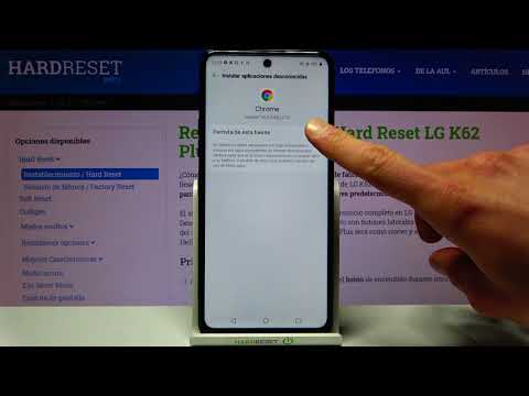 Cómo activar orígenes desconocidos en LG K62 Plus - fuentes desconocidas