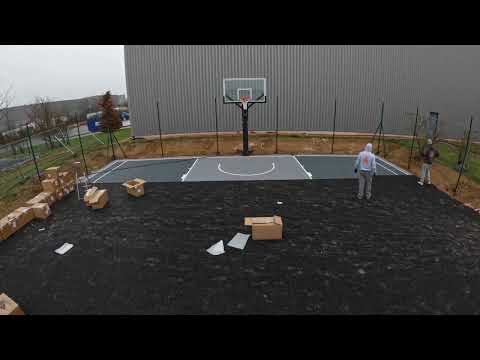 Dalle personnalisable Grid-U9 - Traitée anti-UV pour aires de jeu et sports de raquettes_8