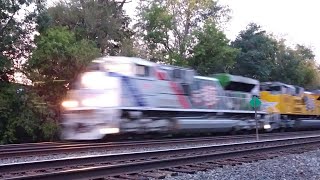 preview picture of video '[HD] CSX P901-22 OCS Train With UP 1943 (Spirit of the Union Pacific) - Fairport, NY'