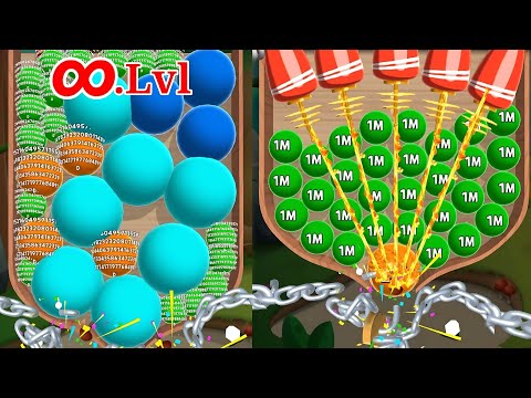 🥂Laser Bubbles 3D ( jelly 2048 ) 🆚Thief puzzles 🧩 stickman 2048 gameplay level #33