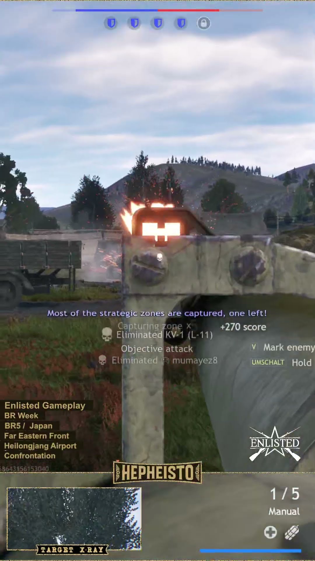 Anti Tank Gunner eliminates KV-1 (L-11)