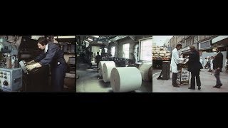 How are newspapers produced Part 2  | The printing process | Finding Out | 1973