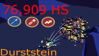 Thronefall | Durststein | 76,909 High Score | 9 Mutators | v1.42