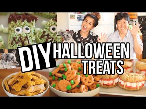 Easy DIY Halloween Treats! Creative + Fun Snacks | Ariel Hamilton Video
