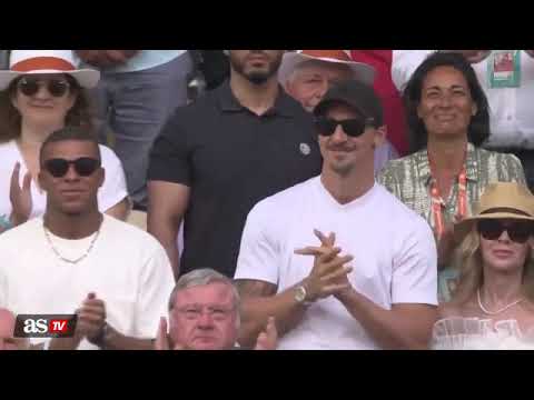 El detallazo de Djokovic con; Giroud, Ibrahimovic, Mbappé y Brady | Tenis | AS América