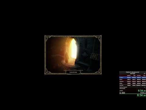 D2R 8 man speedrun World record (1:54) Barb POV