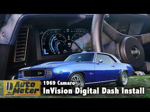 ’69 Camaro InVision Digital Dash Installation - AutoMeter Model 7008