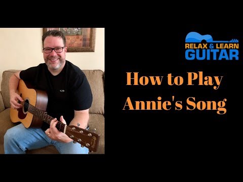Annie's Song by John Denver- acoustic guitar lesson