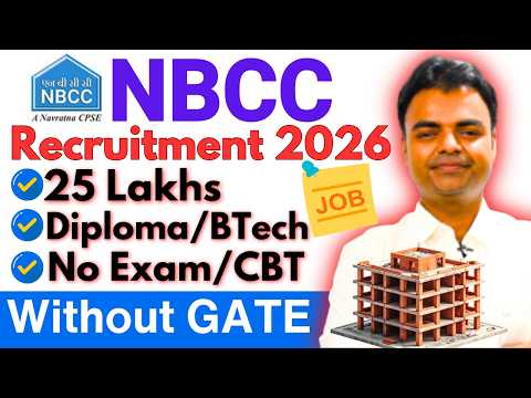 NBCC PSU Recruitment 2026, New PSU Jobs Vacancy 2026, Diploma BTech Govt Jobs 2026 #govtjobs2026