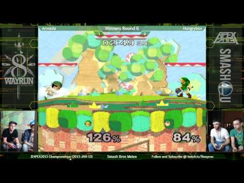 APEX 2013   SSBM W6   Armada VS Hungrybox