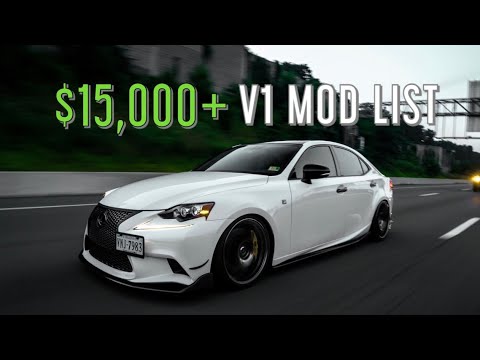 Lexus IS 350 Mod List | V1