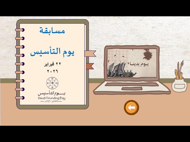 مسابقة مميزة عن يوم التأسيس مميز (بوربوينت)