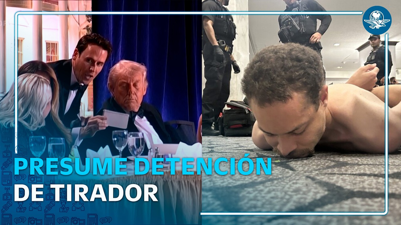 Trump difunde foto de hombre que disparó durante cena de corresponsales la Casa Blanca