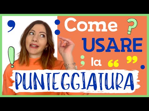 La PUNTEGGIATURA in italiano: come usare i SEGNI DI PUNTEGGIATURA . , ; ... - ! ? () []